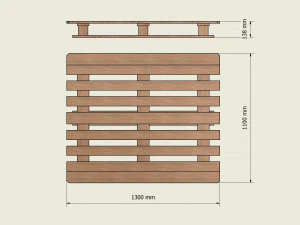 wooden pallets 3D Model