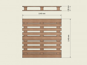 wooden pallets 3D Model