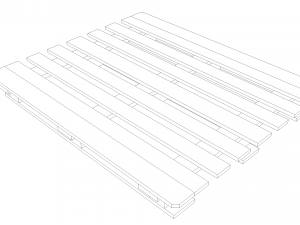 wooden pallets 3D Model