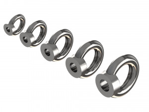 ring nuts din582 Modelo 3D