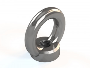 ring nuts din582 Modelo 3D