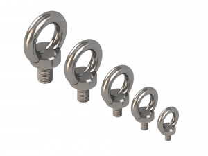 ring nuts din580 3Dモデル