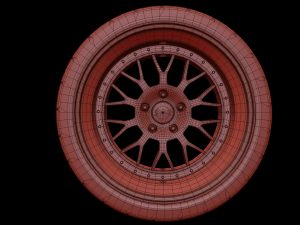 bbs gt2 magnesium wheel Model 3D