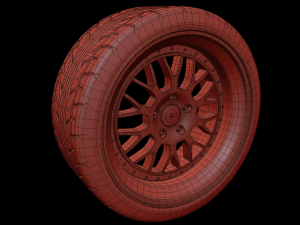 bbs gt2 magnesium wheel Model 3D