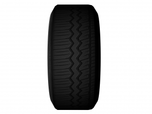 stretched tire low poly 3D-Modell