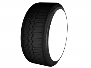 stretched tire low poly 3D-Modell