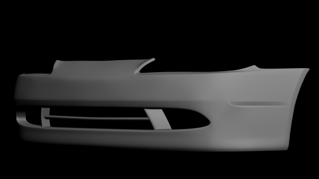 nissan silvia s15 supermade bumper 3Dモデル .c4d .max .obj .3ds .fbx .stl .blend 