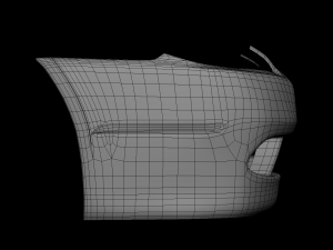 nissan silvia s15 supermade bumper 3Dモデル