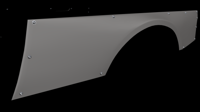 nissan skyline r33 50mm over fenders 3Dモデル .c4d .max .obj .3ds .fbx .stl .blend 