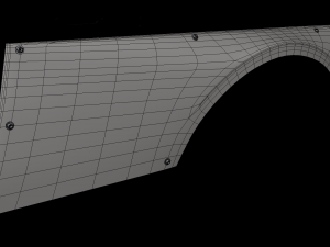 nissan skyline r33 50mm over fenders 3Dモデル