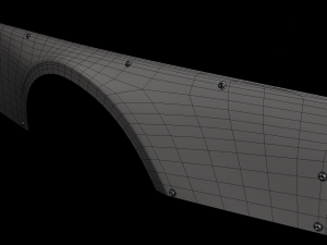 nissan skyline r33 50mm over fenders 3Dモデル