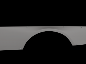 nissan skyline r33 50mm over fenders 3Dモデル
