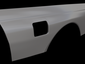 nissan skyline r32 20mm d-max over fenders 3D Model