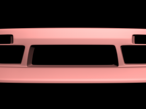 nissan silvia s13 bn sports type 2 body kit aero 3D Model