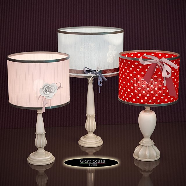 table lamp giorgiocasa italy 3D Model .c4d .max .obj .3ds .fbx .stl .blend 