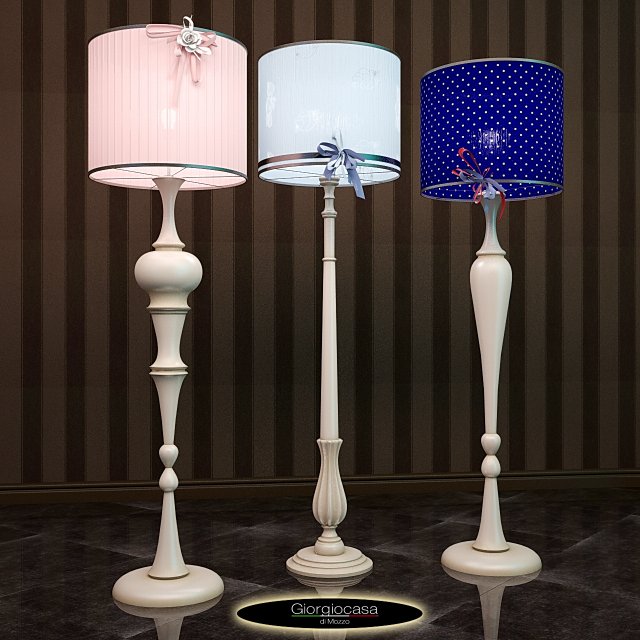 floor lamp giorgiocasa italy Model 3D .c4d .max .obj .3ds .fbx .stl .blend 