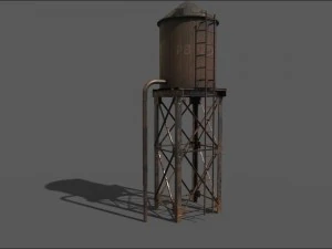 Texturing water tower 3ds max substance painter 2D Tutorials