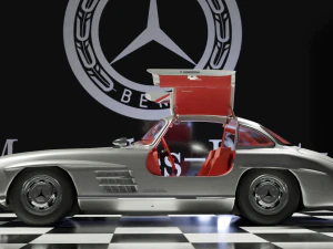 mercedes benz300sl 3D Model