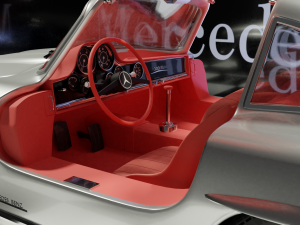 mercedes benz300sl Modelo 3D