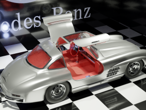 mercedes benz300sl Modelo 3D