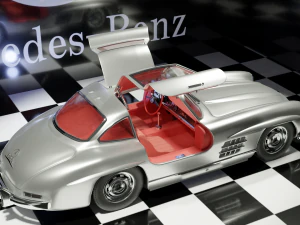 mercedes benz300sl 3D Model