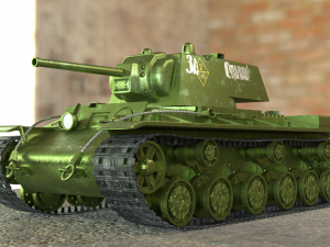 kv-1 Modelo 3D