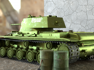 kv-1 Modelo 3D