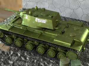 kv-1 Modelo 3D