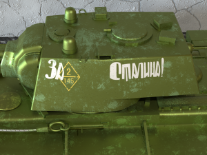 kv-1 Modelo 3D