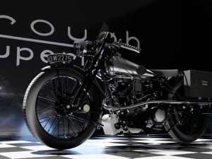 Brough Superior ss100 1926 Modello 3D