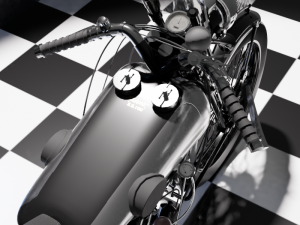 brough superior ss100 1926 3D Model
