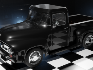 Classic truck 1956 3D Model