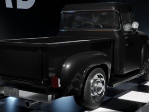 Classic truck 1956 3D Model