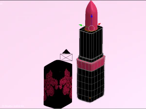 Royalty lipstick 3D Model