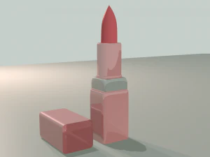 Princess lipstick 3D Model