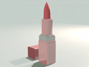 Princess lipstick 3D Model