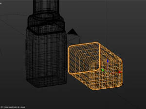 Princess lipstick 3D Model