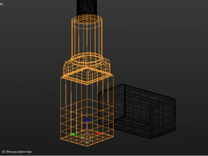 Princess lipstick 3D Model