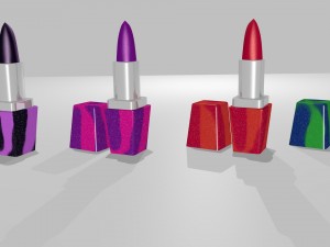 Carnival lipsticks 3D 模型