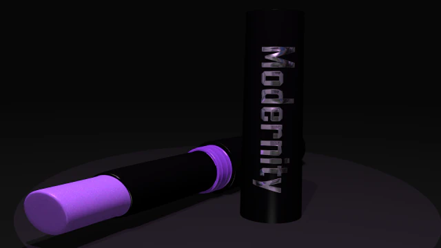 Modernity lipstick 3D Model .c4d .max .obj .3ds .fbx .stl .blend