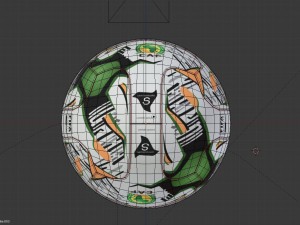 Africa cup 2017 match ball 3D Model