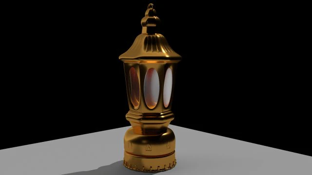 Рамадан фонарь 3D Модель .c4d .max .obj .3ds .fbx .stl .blend 