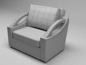 armchair 3Dモデル