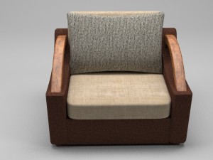 armchair 3Dモデル