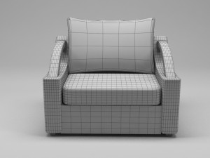armchair 3Dモデル