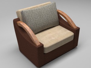 armchair 3Dモデル