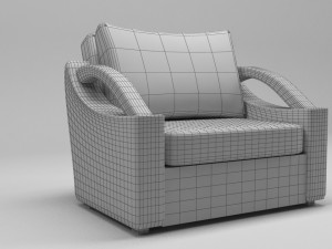 armchair 3Dモデル