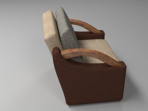 armchair 3Dモデル