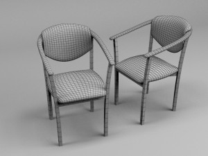 chair 3D मॉडल