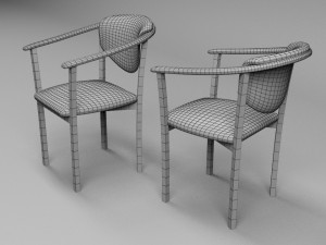chair 3D मॉडल